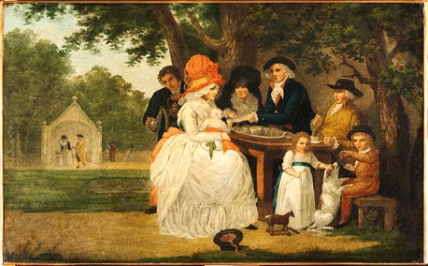 George Morland - A Tea Garden - 1974.16 - Fogg Museum