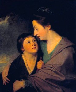 George Romney (1734-1802) - Mrs Richard Cumberland and her Son Charles - T00064 - Tate