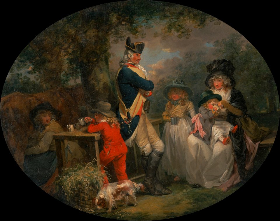 George Morland - St. James's Park - Google Art Project