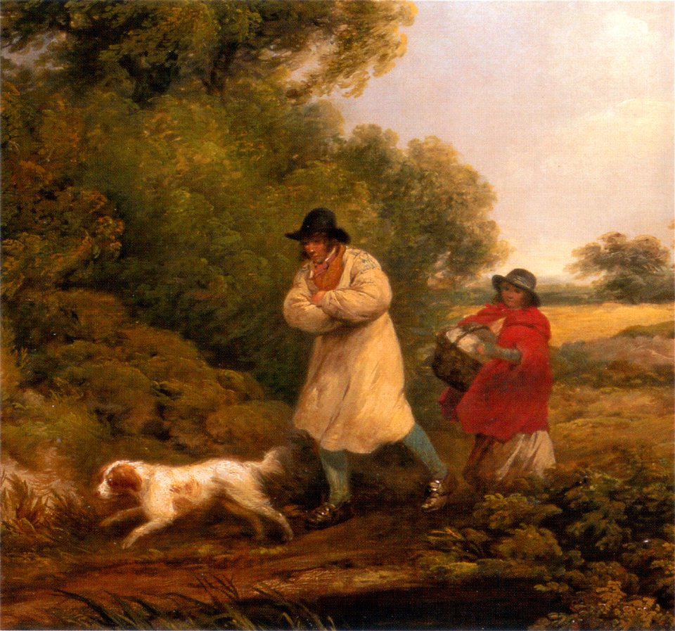 George Morland A Windy Day