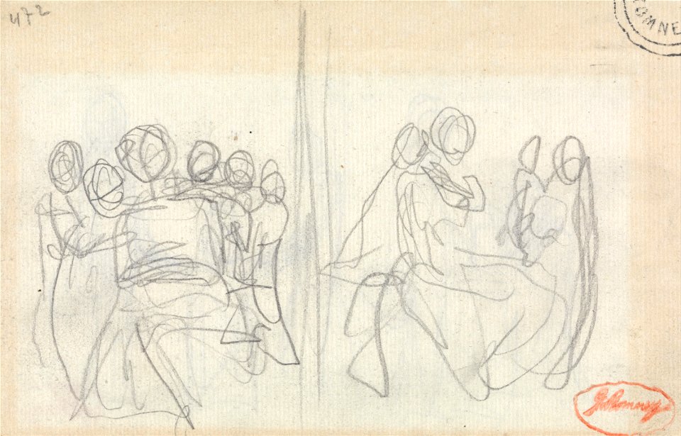 George Romney - A Mother and Children- Two Studies - Google Art Project