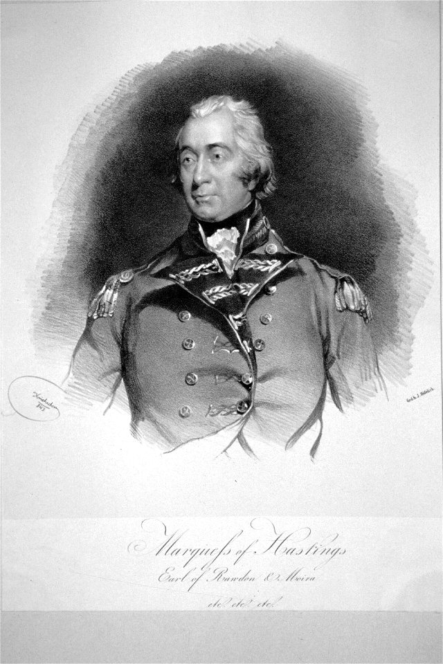 George Rawdon-Hastings Litho