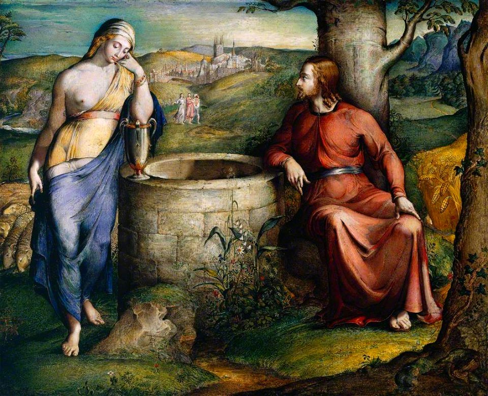 George Richmond (1809-1896) - Christ and the Woman of Samaria - N01492 - National Gallery