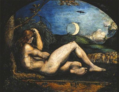 George Richmond (1809-1896) - Abel the Shepherd - N05858 - National Gallery