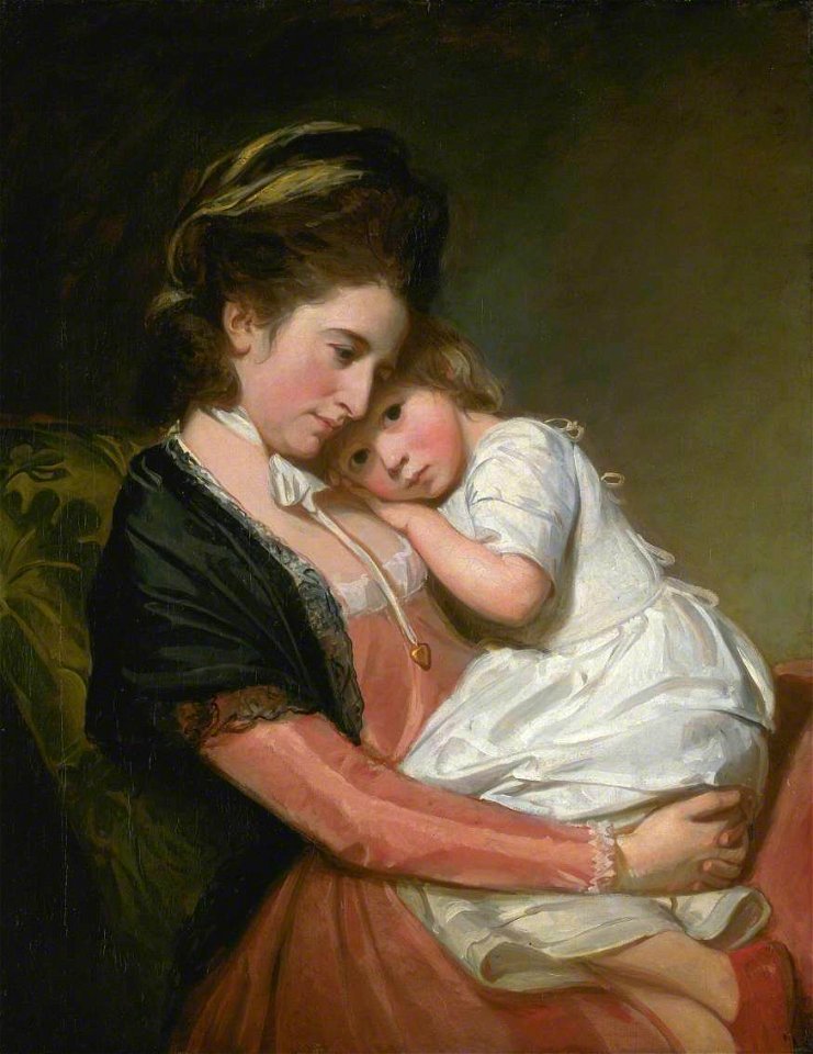 George Romney (1734-1802) - Mrs Johnstone and her Son (^) - N01667 - National Gallery