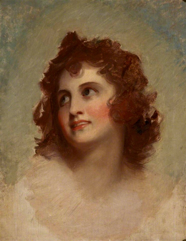 George Romney (1734-1802) (style of) - Emma Hart (c.1765–1815), Lady Hamilton, as Euphrosyne (^) - 337053 - National Trust