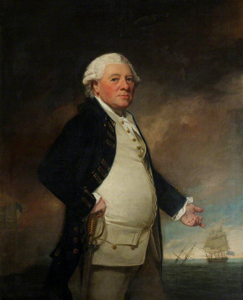 George Romney (1734-1802) - Admiral Sir Hyde Parker (1714–1782), 5th Bt - 926812 - National Trust
