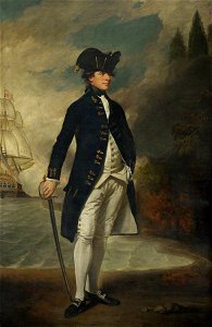 George Romney (1734-1802) - Captain, Later Admiral, Sir Hyde Parker (1739–1807) - 926813 - National Trust