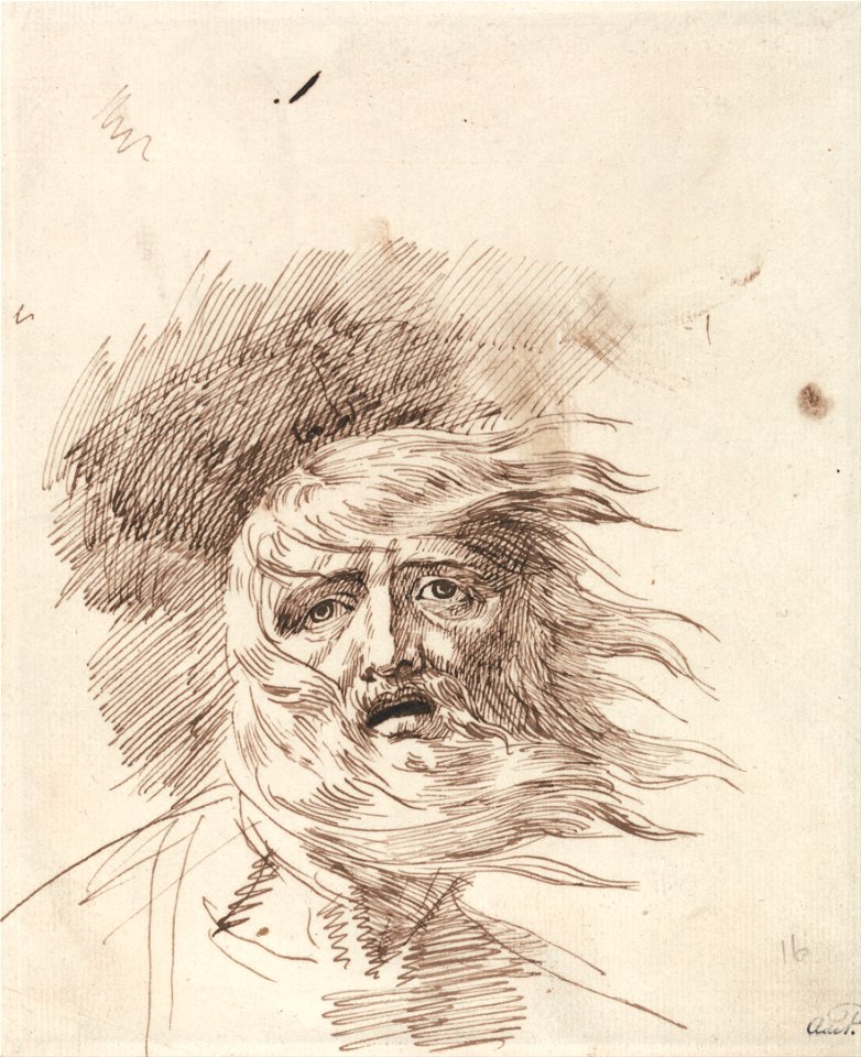George Romney - Lear in the Storm, King Lear, Act III, Scene II - Google Art Project