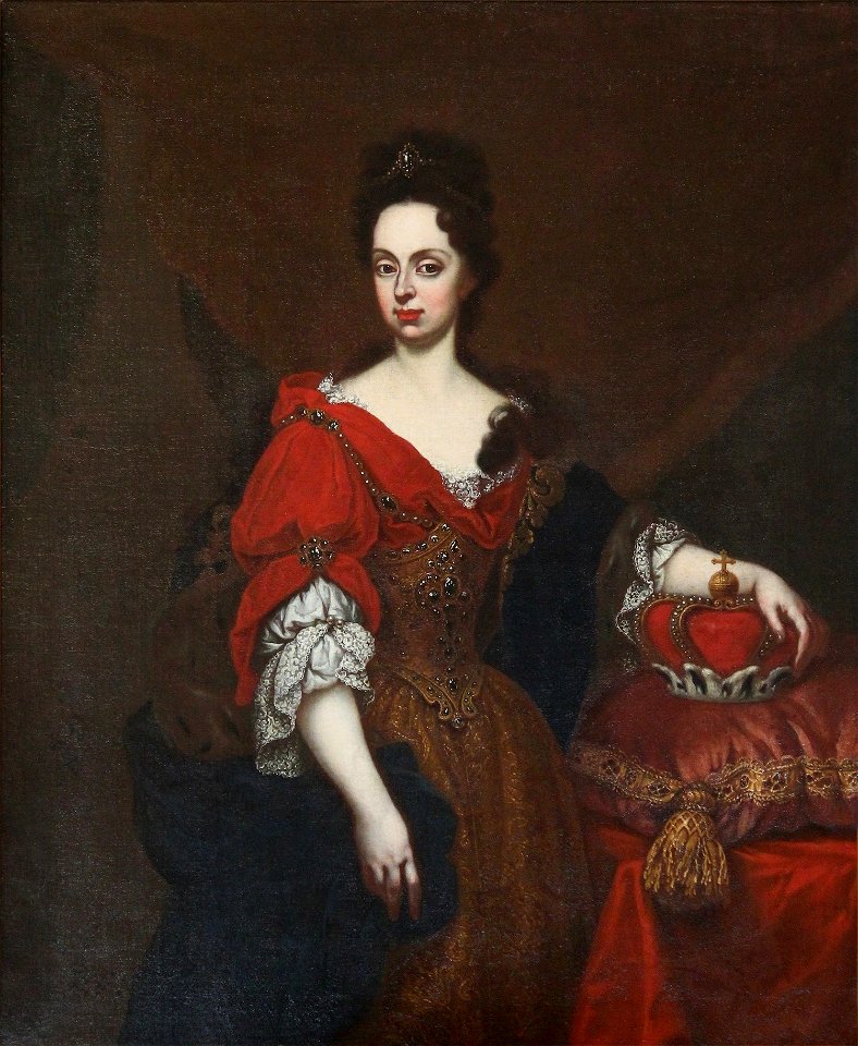 Gabbiani, Giovanni Gaetano (attr.) - Official potrait of Anna Maria Luisa de' Medici, Electress Palatine