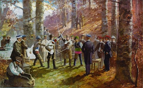 GA Cloß - Mensur im Walde bei Tübingen (1890)