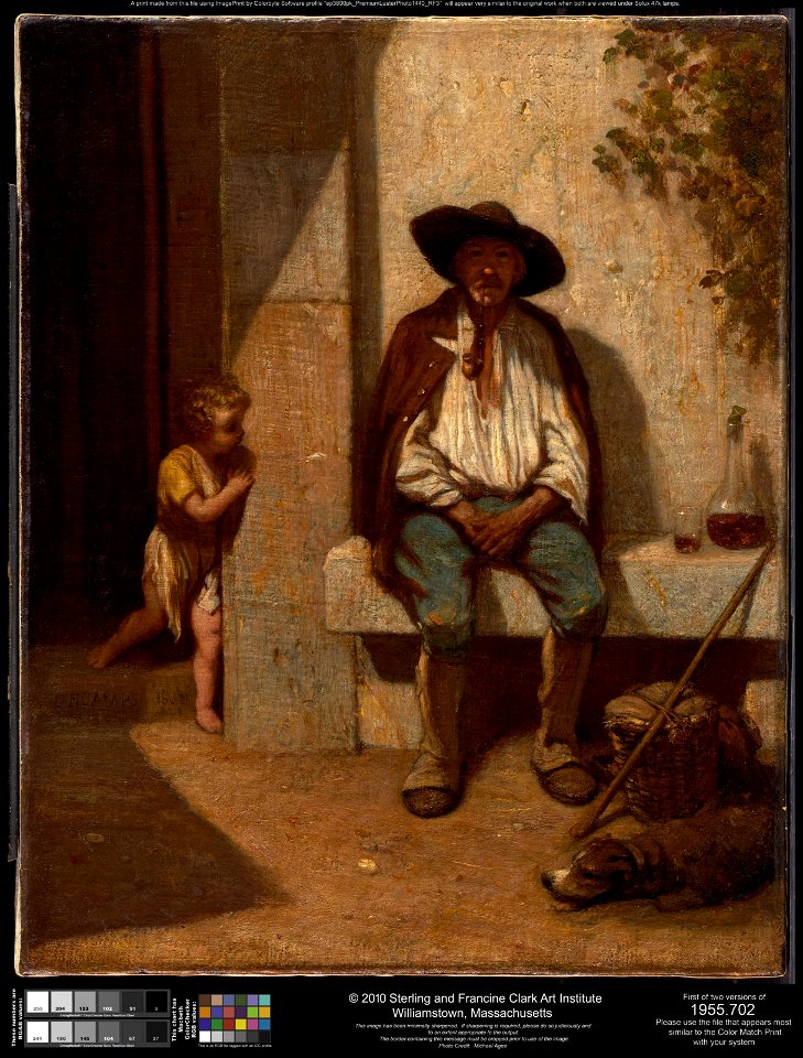 Gabriel Alexandre Decamps - Italian Peasant - 1955.702 - Clark Art Institute