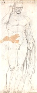 George Romney - Classical Male Nude - Google Art Project