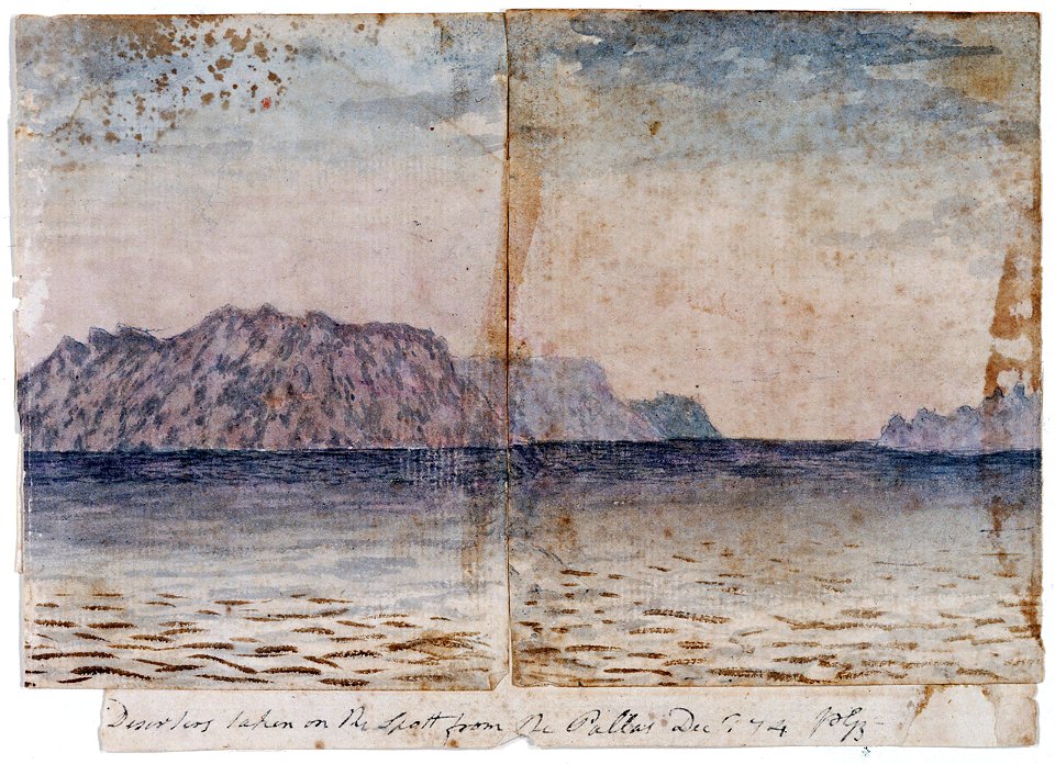 Gabriel Bray - Deserters -i.e. Desertas- taken on the spott from the Pallas, Decr 74 -Bray album-