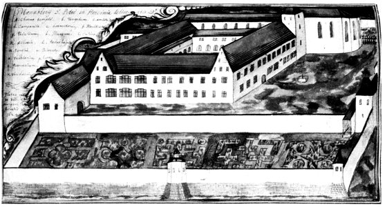 Gabriel Bucelin Kloster St Peter 1624