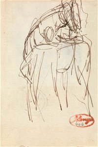George Romney - A Man with a Horse, Possibly Ward Thomas - Google Art Project