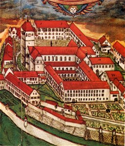 Gabriel Bucelin Kloster Weingarten von Südwest 1627