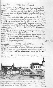 Gabriel Bucelin Propstei St Martin bei Graz 1664
