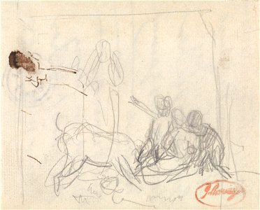George Romney - Children and a Goat - Google Art Project