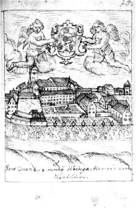 Gabriel Bucelin Kloster Weingarten 1622 von Süden