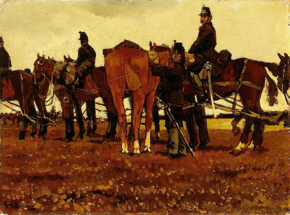 G.H. Breitner - Veldartillerie - B2430 - Rijksmuseum