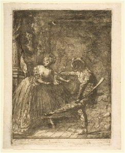 Gabriel de Saint-Aubin, Le Theatre Italien