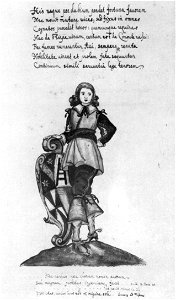 Gabriel Bucelin Page mit Wappen der Bucelini