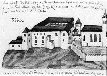 Gabriel Bucelin Schloss Piber 1647