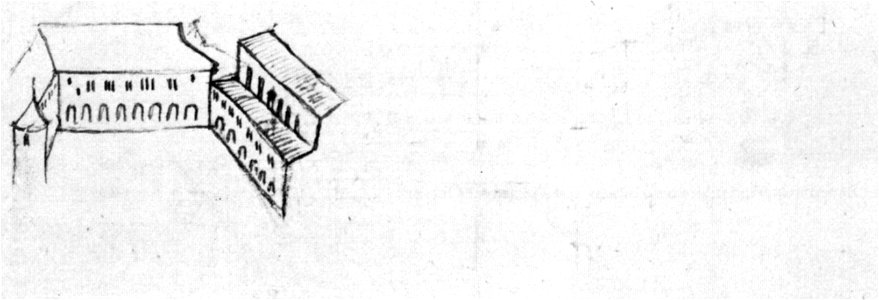 Gabriel Bucelin Kloster Mehrerau Skizze 2