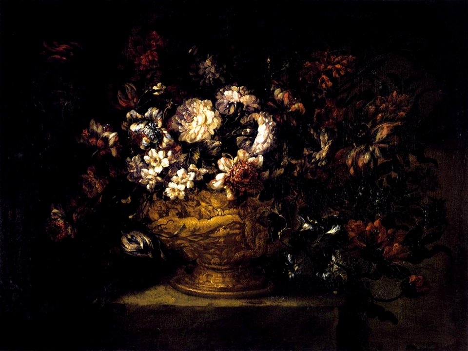Gabriel de la Corte - Vase of Flowers - WGA5361