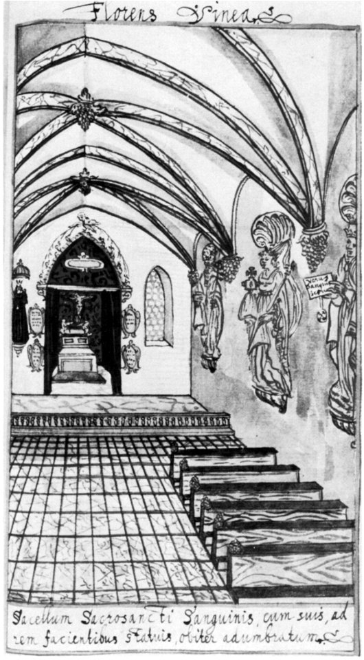 Gabriel Bucelin Klosterkirche Weingarten Heiligblutkapelle 1642