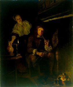 Gabriel Metsu - Man Smoking SKD