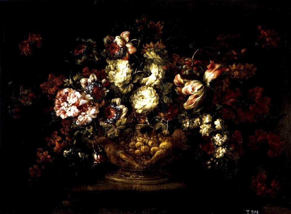 Gabriel de la Corte - Vase of Flowers - WGA05360