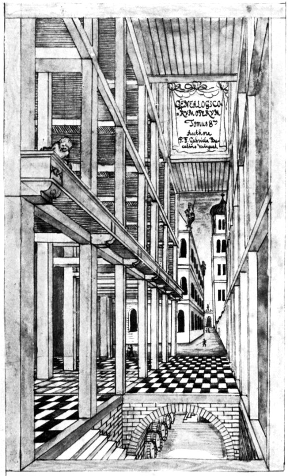 Gabriel Bucelin Architekturzeichnung