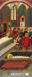 Gabriel Mälesskircher The Miracle of the Host at the Tomb of Saint John 1478