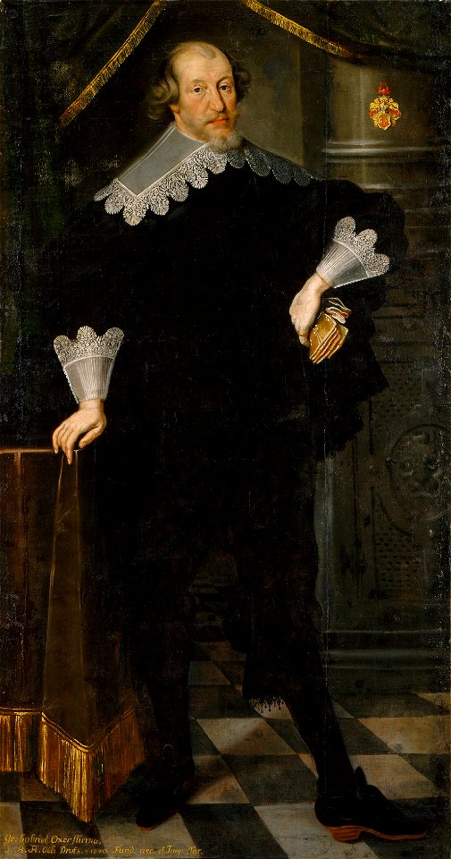 Gabriel Gustafsson Oxenstierna af Eka och Lindö, 1587-1640 (Cornelius Arendtz) - Nationalmuseum - 15623