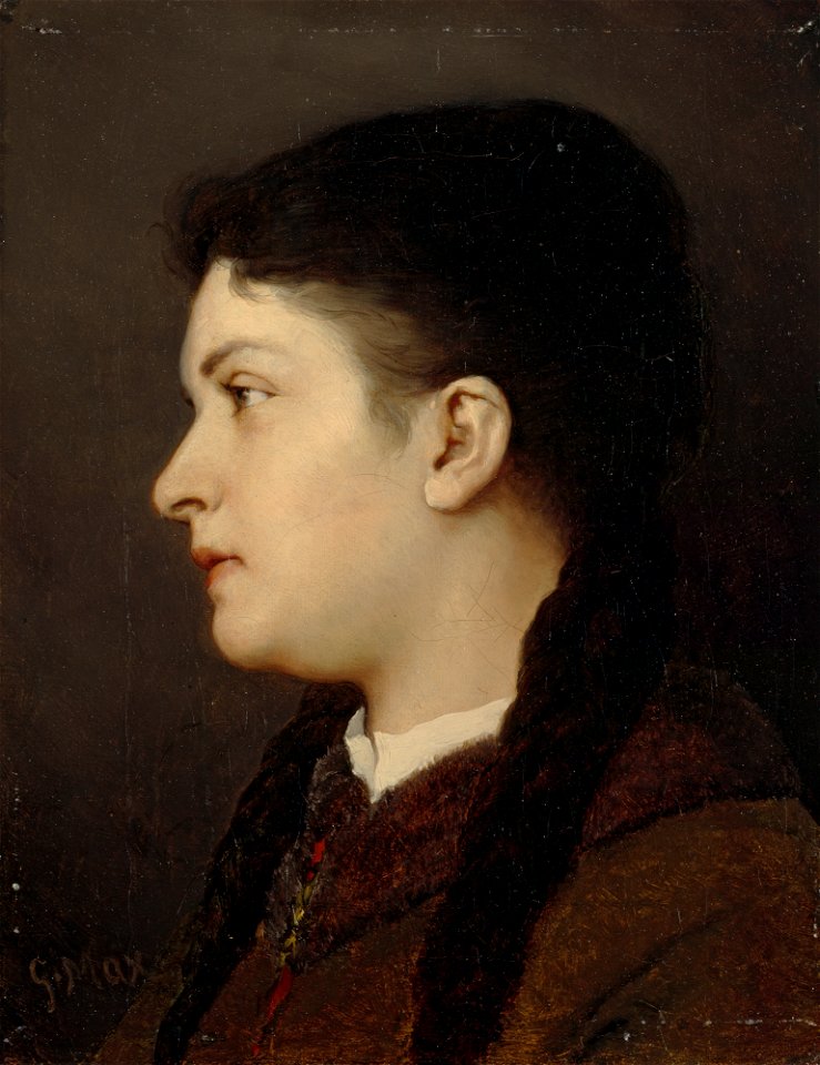 Gabriel von Max - Mädchenportrait - G 14898 - Lenbachhaus