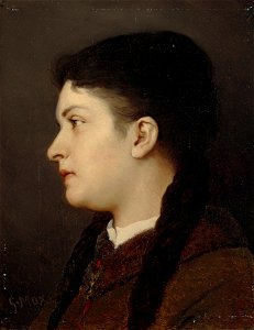 Gabriel von Max - Mädchenportrait - G 14898 - Lenbachhaus