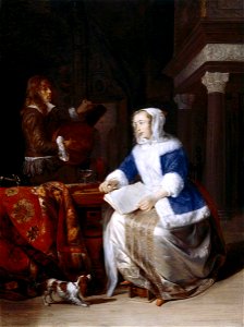 Gabriel Metsu - Le Corset Bleu NTII UPH 446725