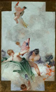 Gabriel Ferrier - Esquisse pour la salle des Fêtes de l'Hôtel de Ville de Paris , Les Parfums - PDUT1419 - Musée des Beaux-Arts de la ville de Paris