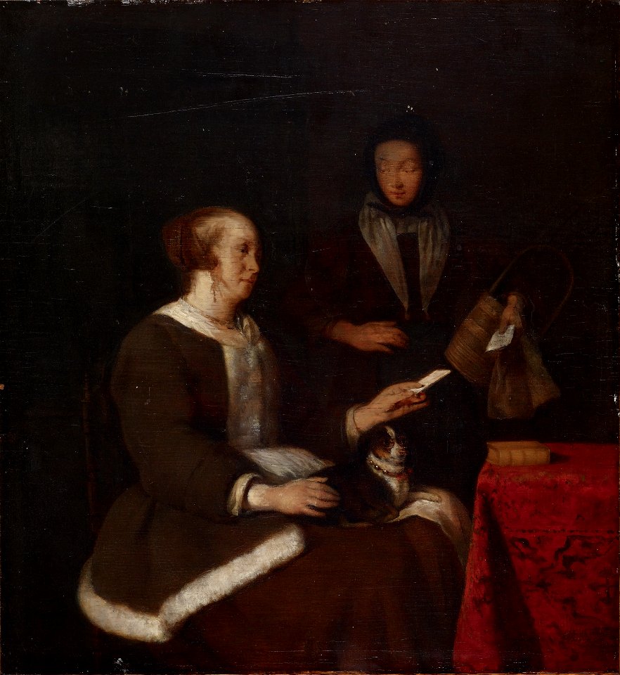 Gabriel Metsu - The Note - Walters 37676