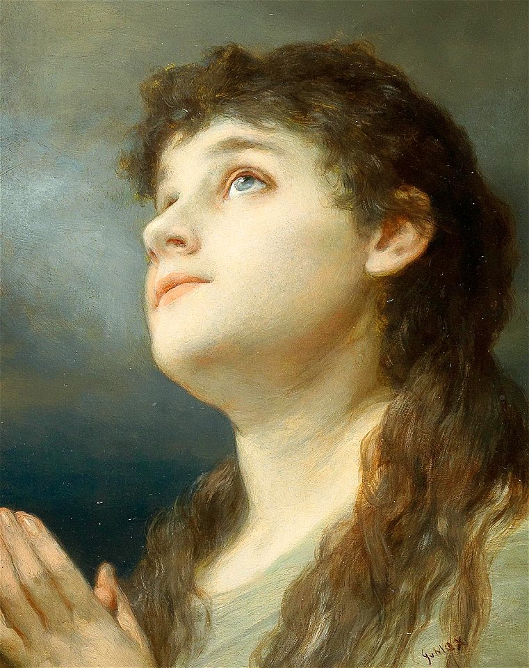 Gabriel von Max - Praying