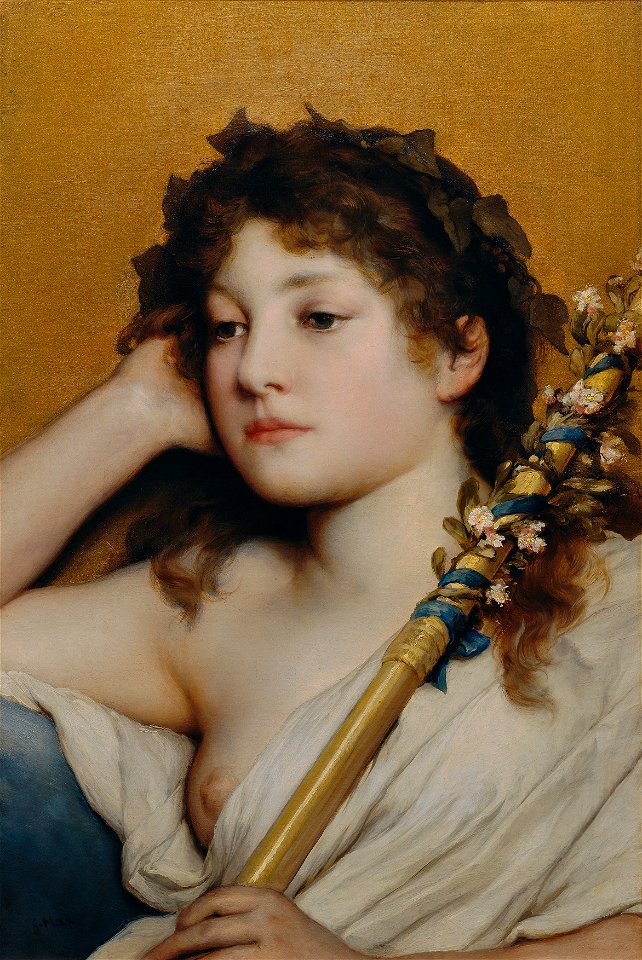 Gabriel von Max - Sinnendes Frauenhaupt - 8017 - Kunsthistorisches Museum