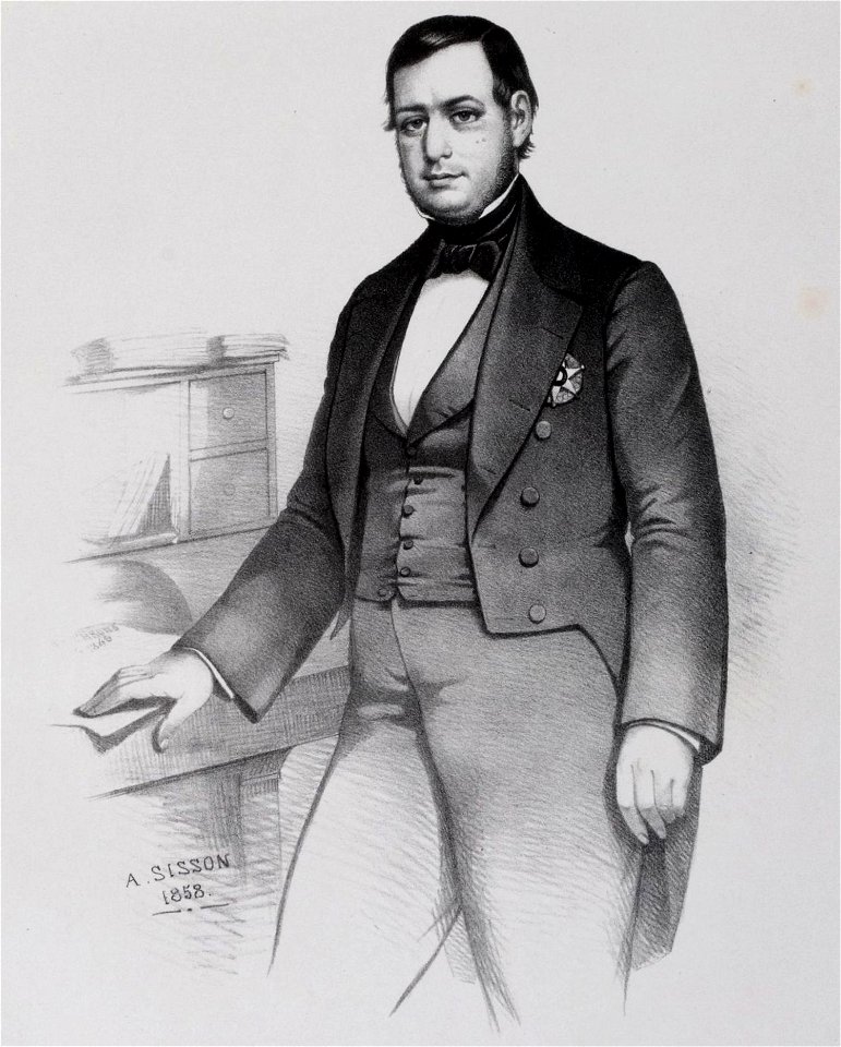 Gabriel José Rodrigues dos Santos - Litografia (cropped)