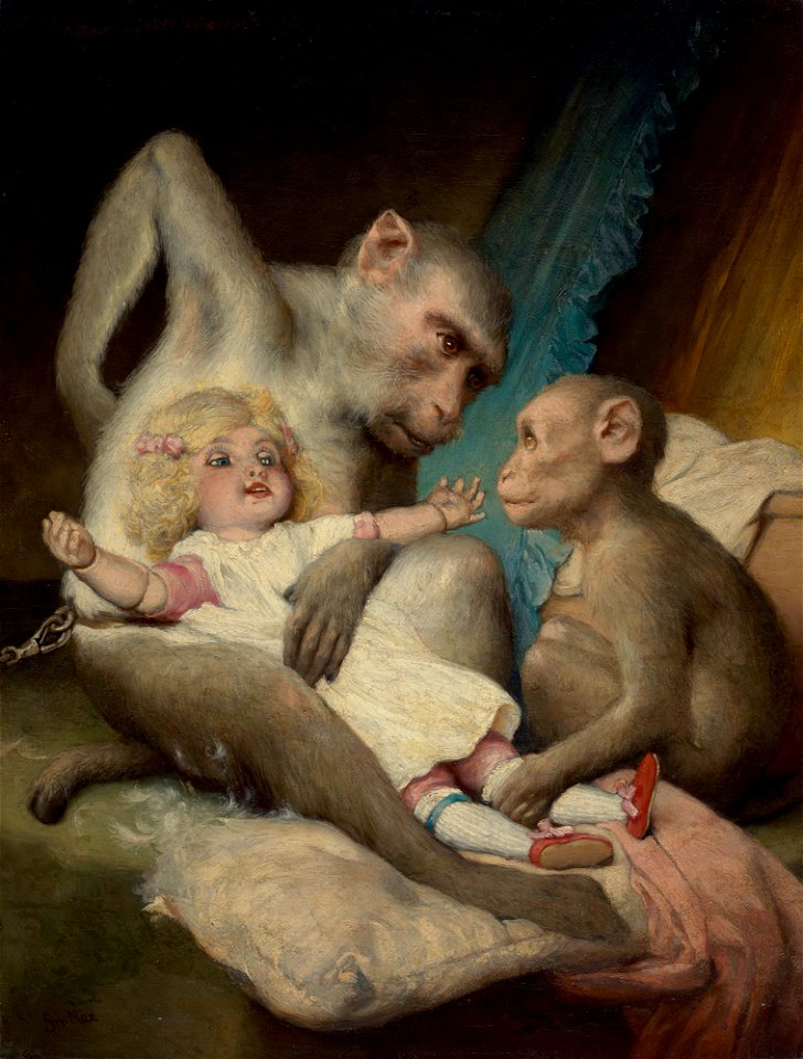 Gabriel von Max - Anthropologischer Unterricht - G 18735 - Lenbachhaus