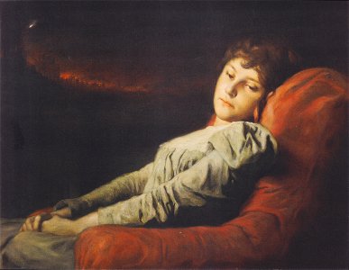 Gabriel von Max - Clairvoyant-Veritas (Die Hellsichtige Wahrheit)