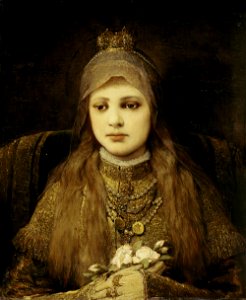 Gabriel von Max - Die heilige Elisabeth als Kind - G 5006 - Lenbachhaus