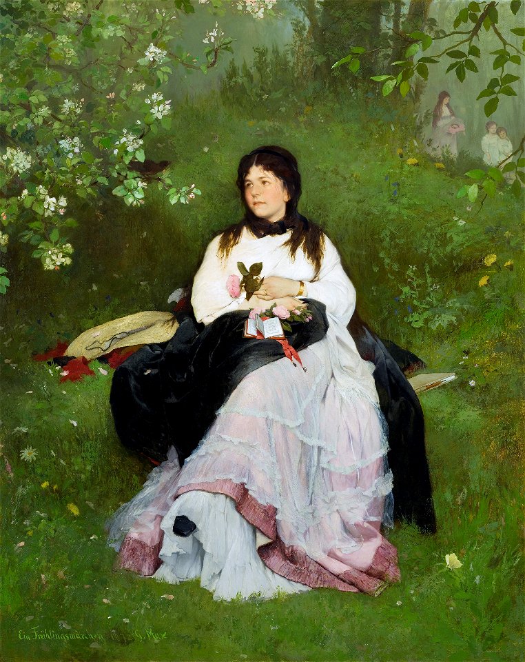 Gabriel von Max - Ein Frühlingsmärchen - 2098 - Kunsthistorisches Museum