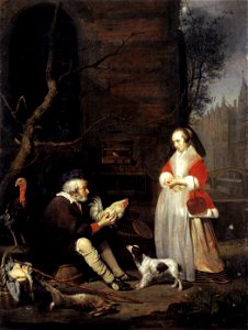 Gabriël Metsu - The Poultry Seller - WGA15088