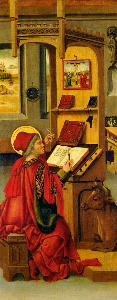 Gabriel Mälesskircher - St Luke - WGA13896